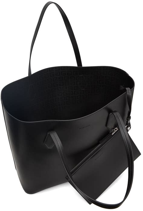 givenchy black wing shopping tote.